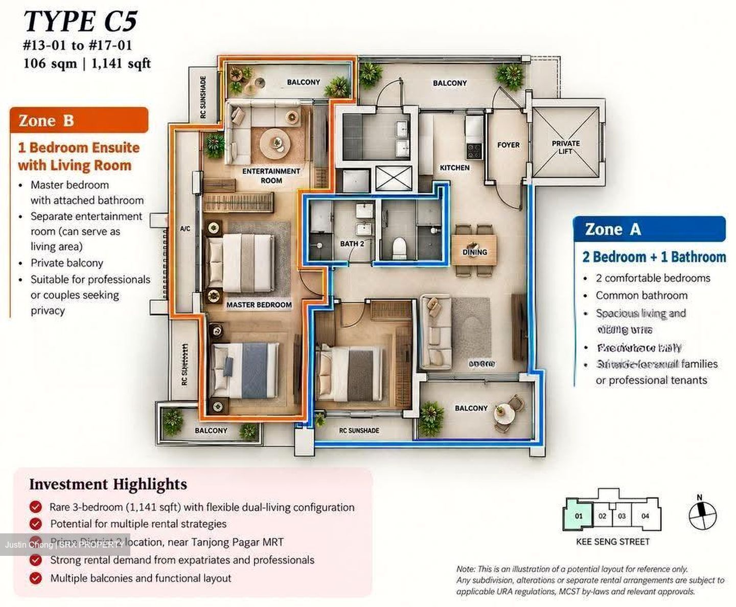 Onze @ Tanjong Pagar (D2), Apartment #631949311